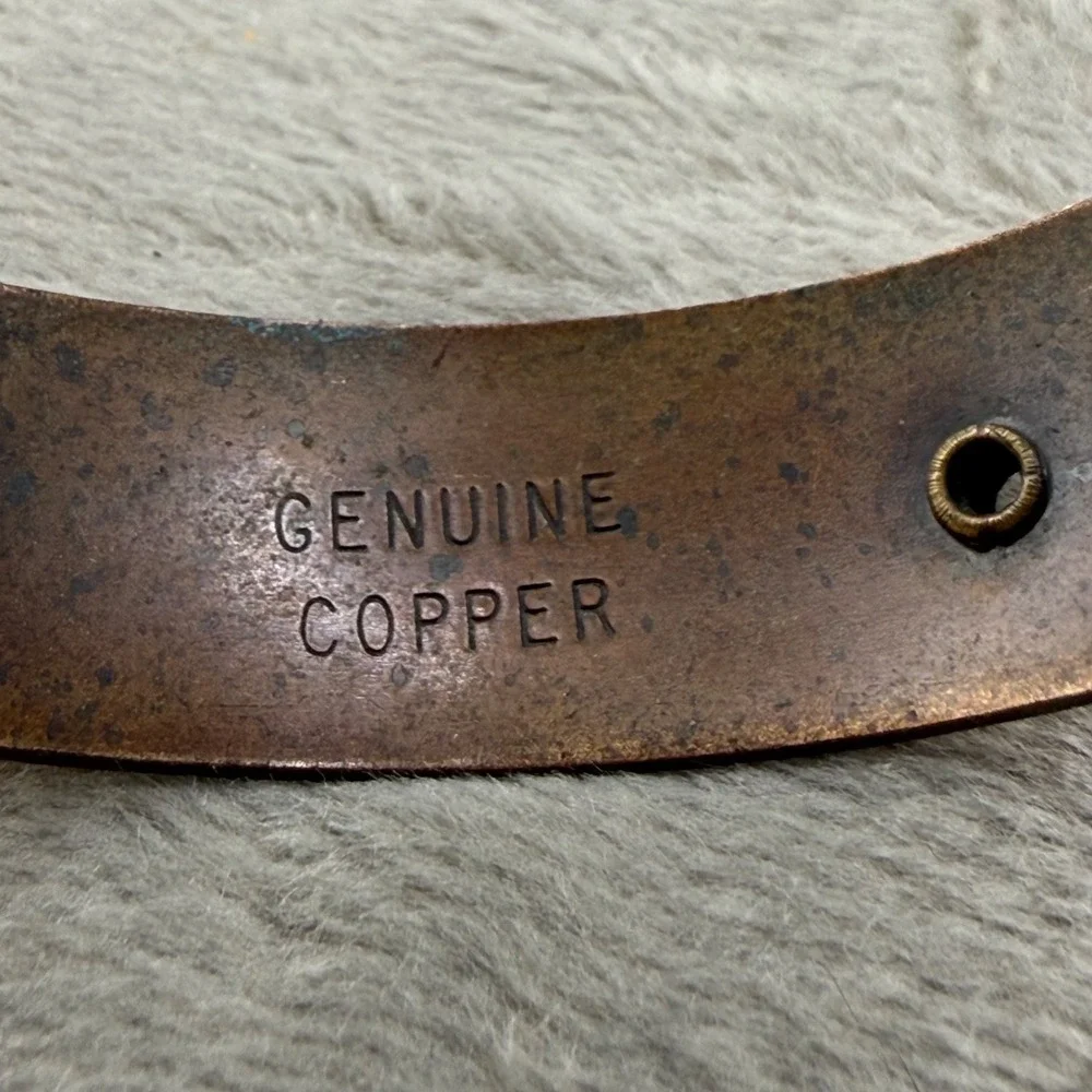 Vintage‎ Copper Cuff 7